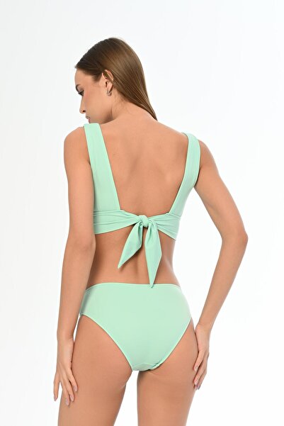 AQUAVİVA Σετ μπικίνι Aquaviva γυναικείο μπραλέτ μέντας και κορδόνι στην πλάτη