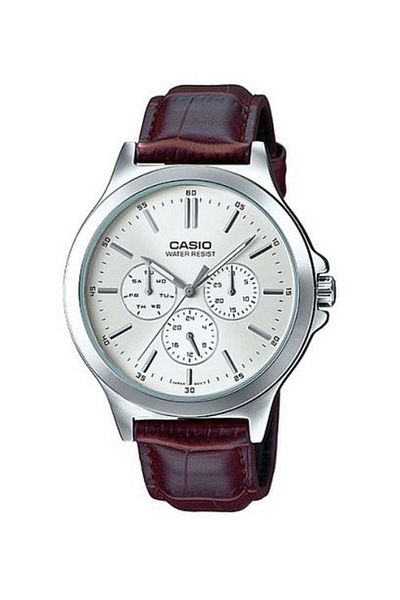 Casio Casio Enticer Analog Watch for Men MTP-V300L-7AUDF - 47 mm - Brown