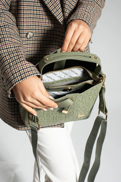 Just Polo Women's Long Cross Strap 2 Compartment Mini Shoulder & Hand Bag