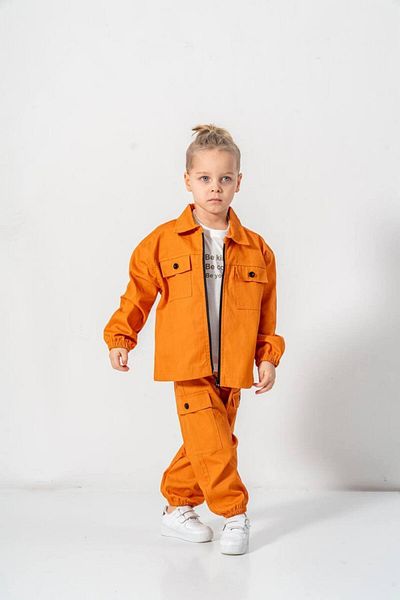 MeaShop Boy's Gabardine Fabric 3-Piece Eid Suit / T-Shirt, Jacket, Pants Set