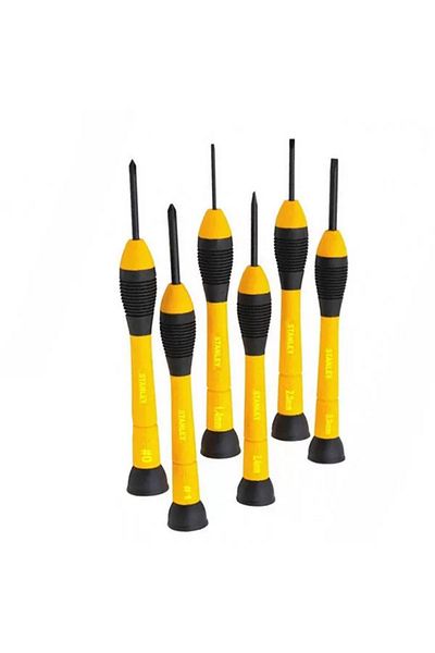 Stanley Stanley Precision Screwdriver Set - 6 Pieces for Electronics, Watches and Mobile Phones - Model 0-66-052