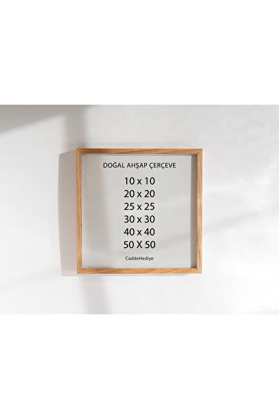 caddehediye Ahşap çerçeve Tablo 10x10 - 20x20 - 30x 30 - 40x40 - 50x50 İç ölçüler Poster Puzzle Fotoğraf