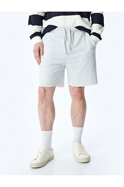 Koton Regular Fit Cepli Mini Beli Bağcıklı Şort