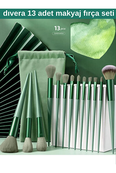 divera Divera Fix specijalna torbica Set četkica od 13 delova ZELENA