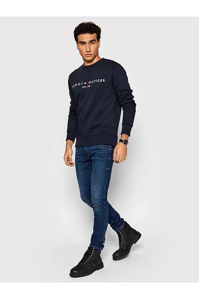 Tommy Hilfiger Sport _.Tommyhilfiger Regular Fit Th Flex Logo Sweatshirt/Black