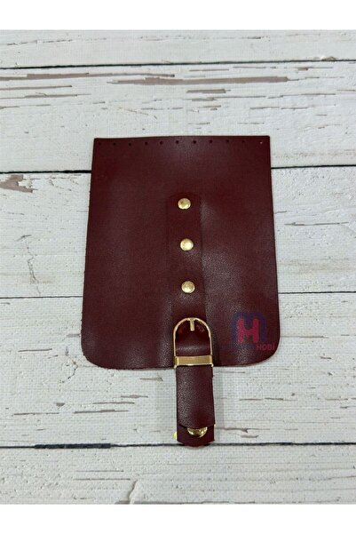 miraylahobi Leather Snap Cover 12X16 cm Claret Red