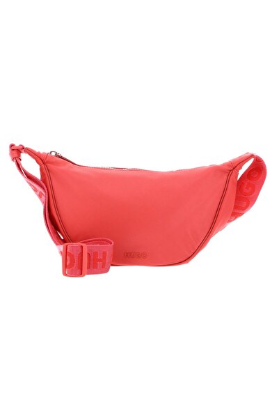 HUGO Kadın Uzun Askılı Fermuarlı Hafif Mercan Omuz Çantası 50536064-632