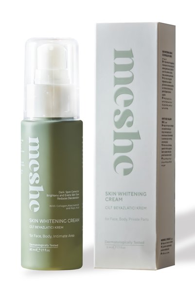 Meshe 60 ml Glutathione Whitening Blemish - Niacinamide & Kojic Acid Cream Collagen