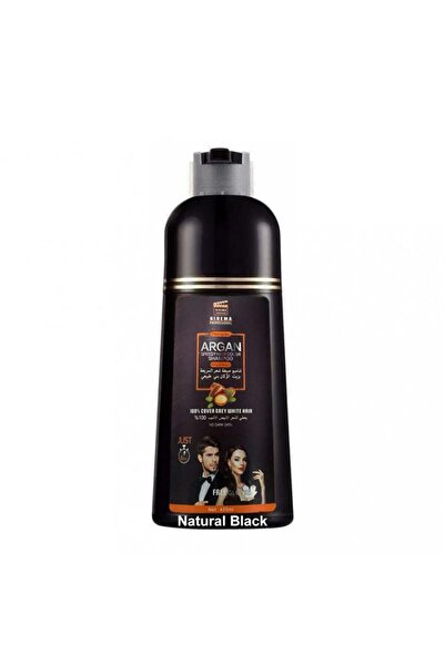 Cinema شامبو صبغة شعر سريعة بزيت الأرغان أسود طبيعي 420 مل