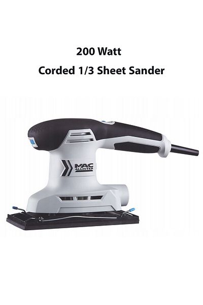 Mac Allister 200Watt 220-240V Corded 1/3 Sheet Sander