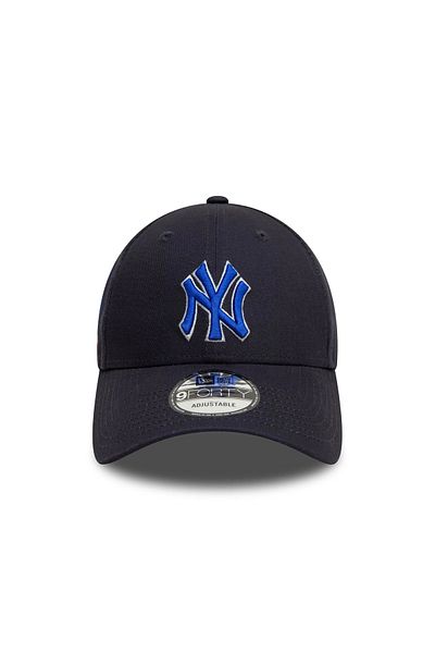NEW ERA Унисекс шапка Nvy, странична нашивка и тъмносин цвят, модел 60595231-04