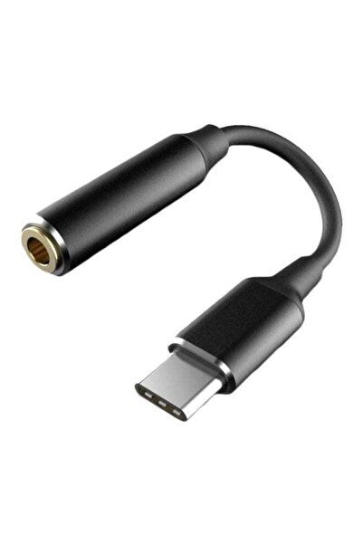 Generic محول صوت من النوع C إلى 3.5 مم أسود