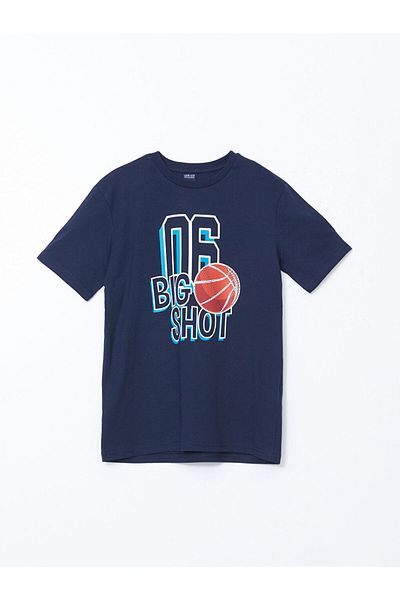 LC Waikiki New Season Crew Neck Boy's T-Shirt - S5Ja78Z4