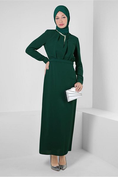 Alvina ROCHIE DE CREPE CU GULER 43614