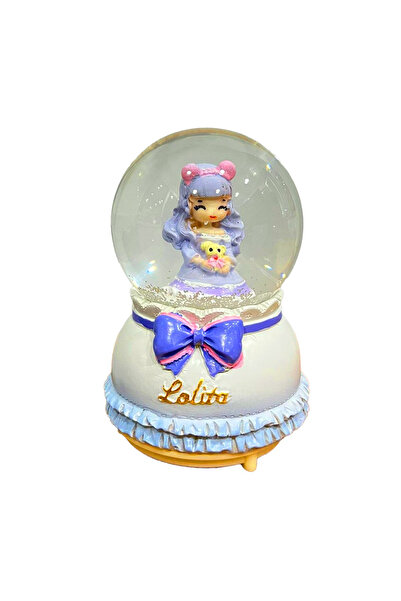 Genel Markalar KAR KÜRESİ KÜÇÜK MOR PRENSES LOLİTA SESLİ IŞIKLI