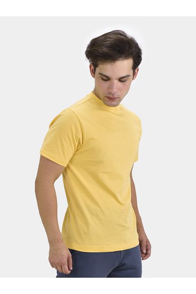Giordano تي شيرت جيوردانو رجالي كلاسيكي سادة