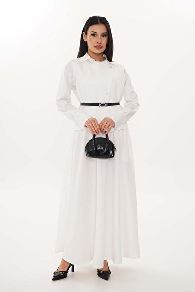 Avakado Belted Vest Skirt Bottom Top Double Set