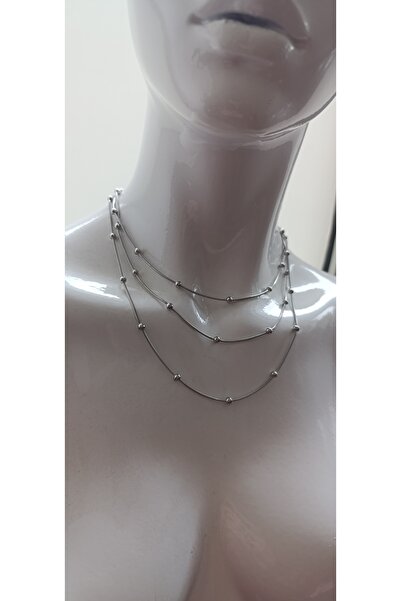 stainles steel قلادة من الفولاذ المقاوم للصدأ - دوريكا ثلاثية