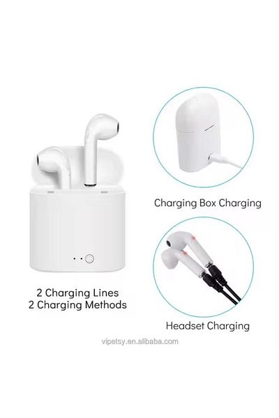 Generic Wireless Headphone Hifi Twins True Wireless Earbuds I7/i7s Tws Earphone Mini Tws In Ear Bt Earphone