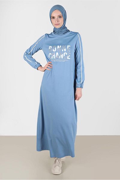 Alvina 42742 Model Stone Printed Trening Rochie