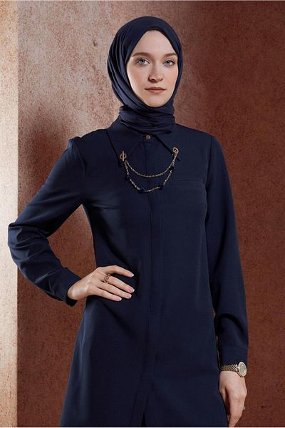 Alvina Accessory Detailed Tunic 45067