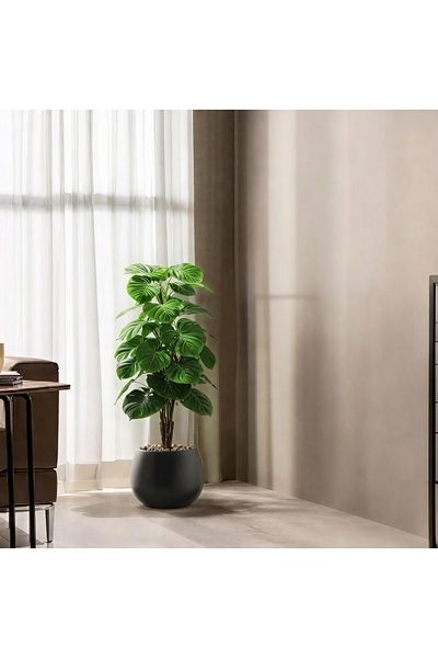 Ebticar Artificial Alocasia Tree-Spray Black