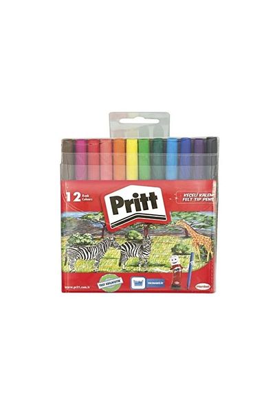 Pritt Felt Pen 12 Colors Package