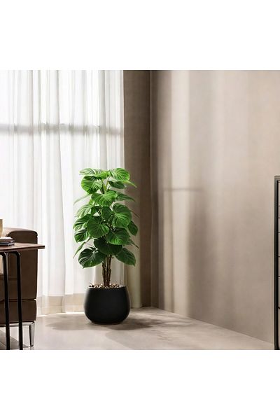 Ebticar Artificial Alocasia Tree-Black