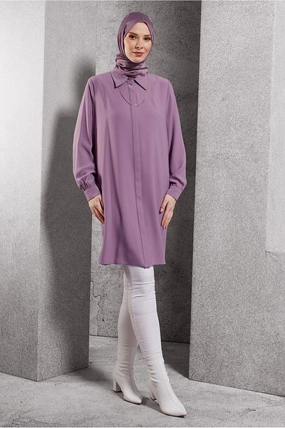 Alvina Shirt Collar Tunic 45197