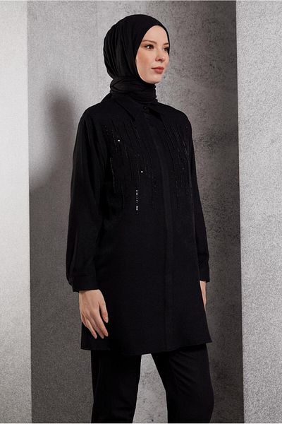 Alvina Pul Payet Detailed Tunic 45063