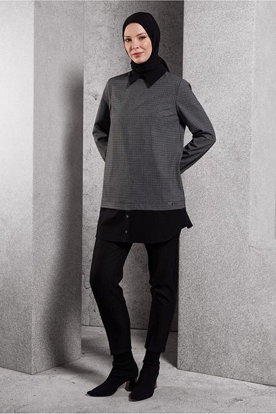 Alvina Shirt Collar Tunic 45222