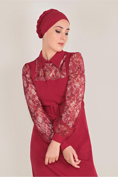 Alvina Lace Detail Dress 40584