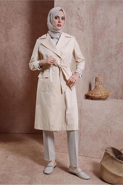 Alvina BIRDED TRENCH COAT 10865