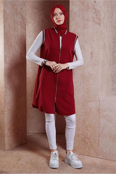 Alvina Vest 44661 - Zippered Design