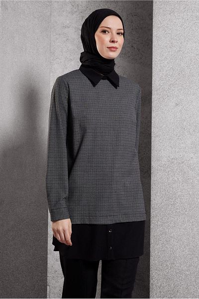 Alvina Shirt Collar Tunic 45222