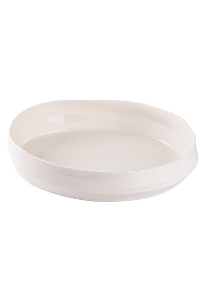 Tantitoni Space White Porcelain Salad Bowl 24.2cm