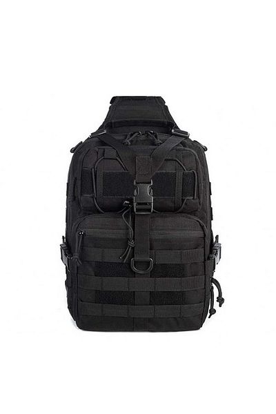 Cantayurdu TK1002 Model Tactical Black Bodybag - 20LT Cross Strap