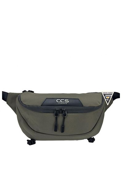 ÇÇS London 31412 Double Eyed Xl Waist Bag Khaki