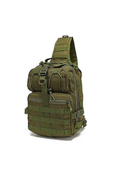 Cantayurdu Τσάντα σώματος Tactical TK1002 σε χακί χρώμα - 20LT Crossbody Τσάντα