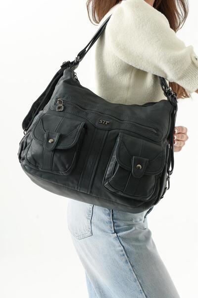 yuzuco Штучна шкіра рюкзак синій (Модель: 571-13-10B)