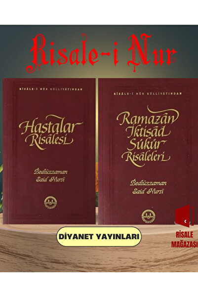 RİSALE Diyanet Yayınları 2 Kitap Hastalar Risalesi Ve Ramazan Risaleleri Risa...