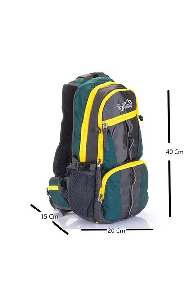 YOUNG 40156 Rucsac pentru biciclete Skateboard Verde