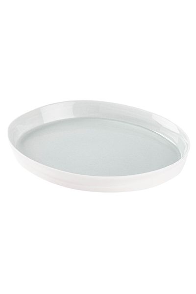 Tantitoni Space Blue Porcelain Double Service Plate Set 28cm