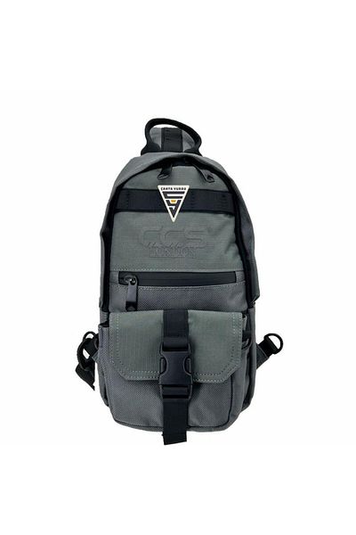 Cantayurdu London 51606 Model Grey Crossbody Τσάντα - Σχήμα πλάτης και στήθους