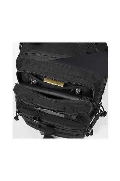 Cantayurdu TK1002 Model Tactical Black Bodybag - 20LT Cross Strap