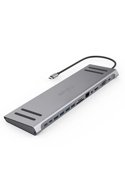 trands Original 14 in 1 USB-C Docking Station Multifunctional Type-C Hub Adapter HB7587