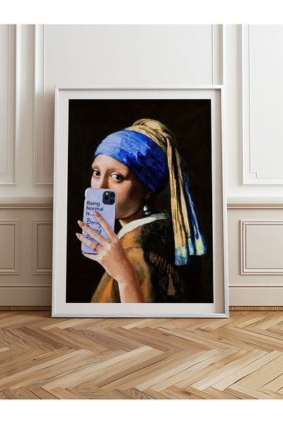HOMEPACK Pictură cu un singur cadru din lemn Pictură poster dintr-o bucată TK/1106