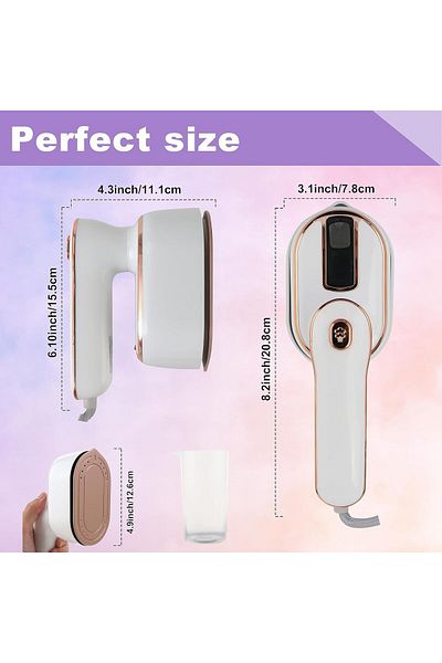 COOYA Steamer Iron for Clothes, 15s Fast Heat Up 180 Rotatable, for Travel