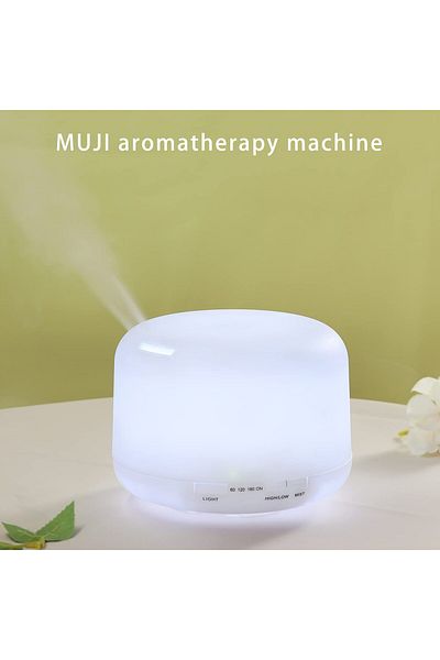 fulina 500ML 4 in 1 Ultrasonic Mist Humidifier,7 Colors of Mood Light,With Noise Reducing Cover,BPA-free