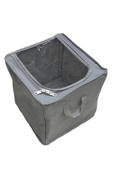 SER&YAT 1 Piece Steel Frame Zippered Window Storage Box 30X30X30 Tensioner Storage Organizer